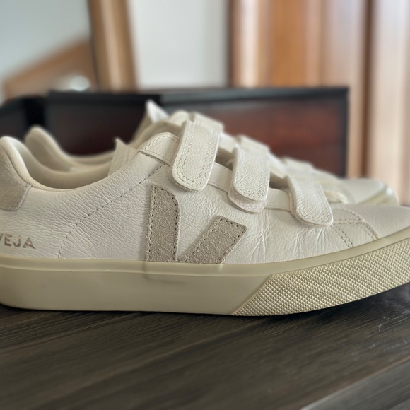 VEJA RECIFE LEATHER WHITE NATURAL - Picture 4 of 5